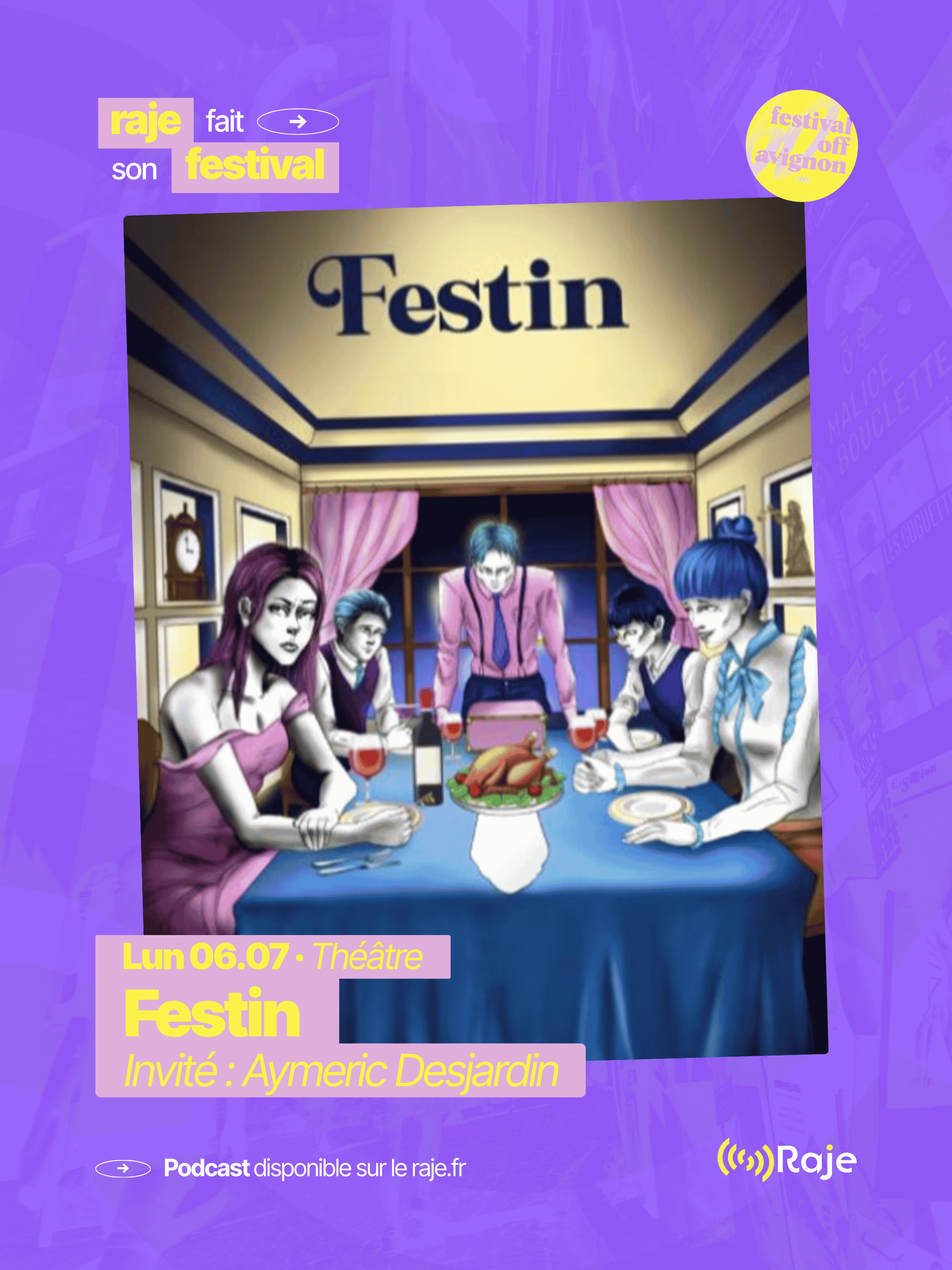 RAJE fait son festival - « Festin » - 06.07.2026